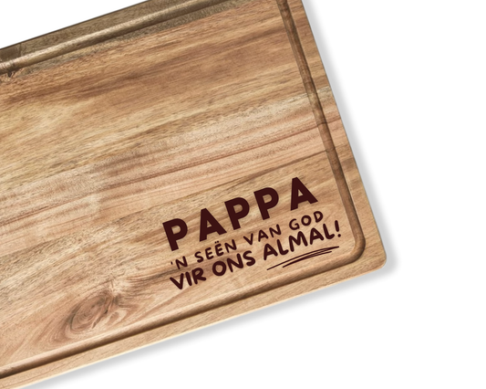 Engraved Board - Pappa n Seën van God