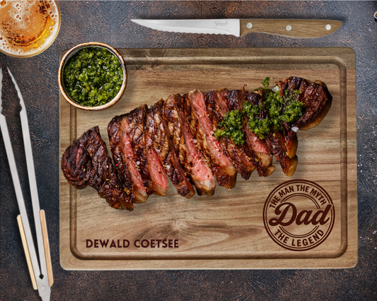 Engraved Board - Dad the Man the Myth, the Legend